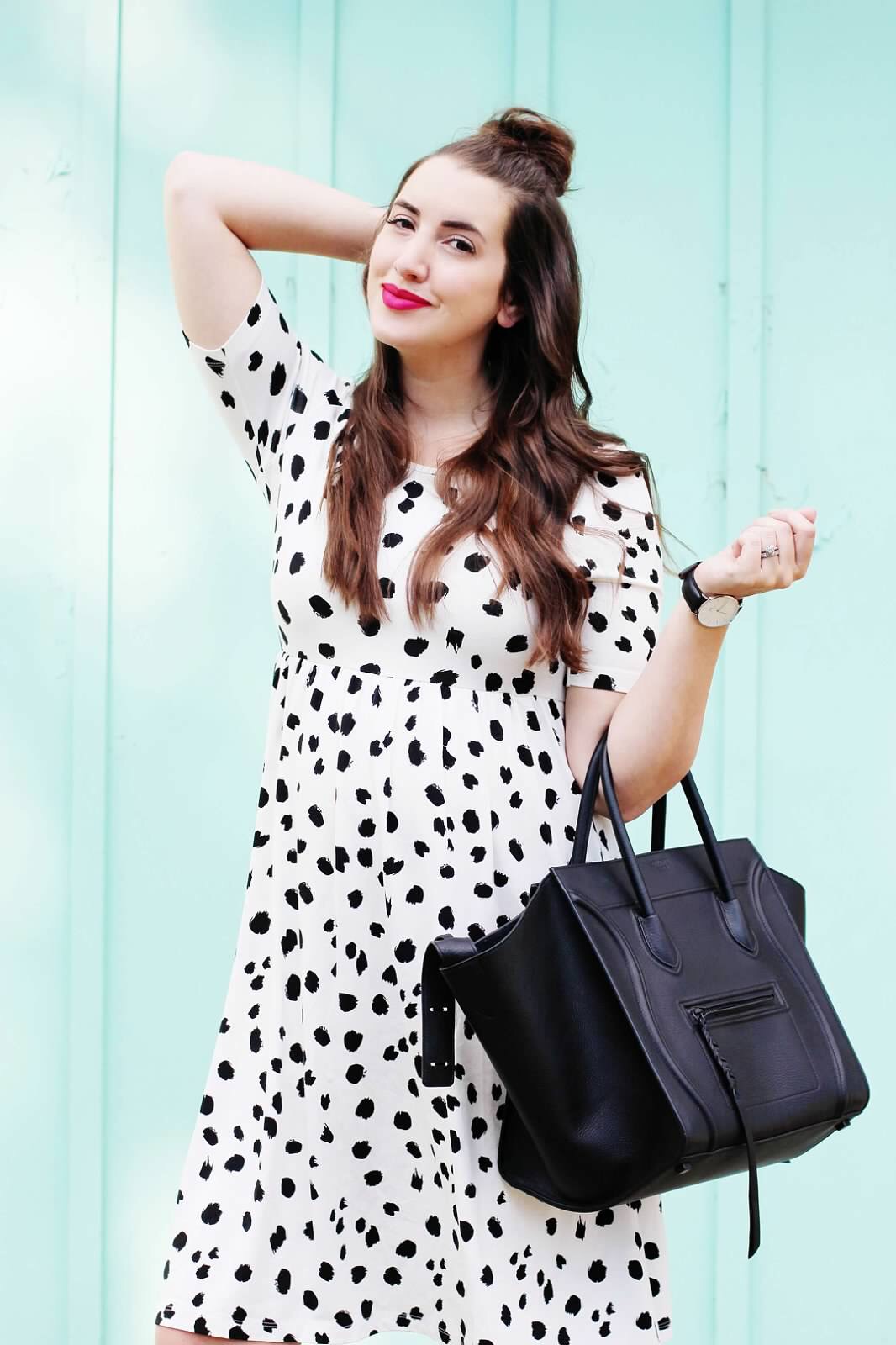 asos dalmatian dress