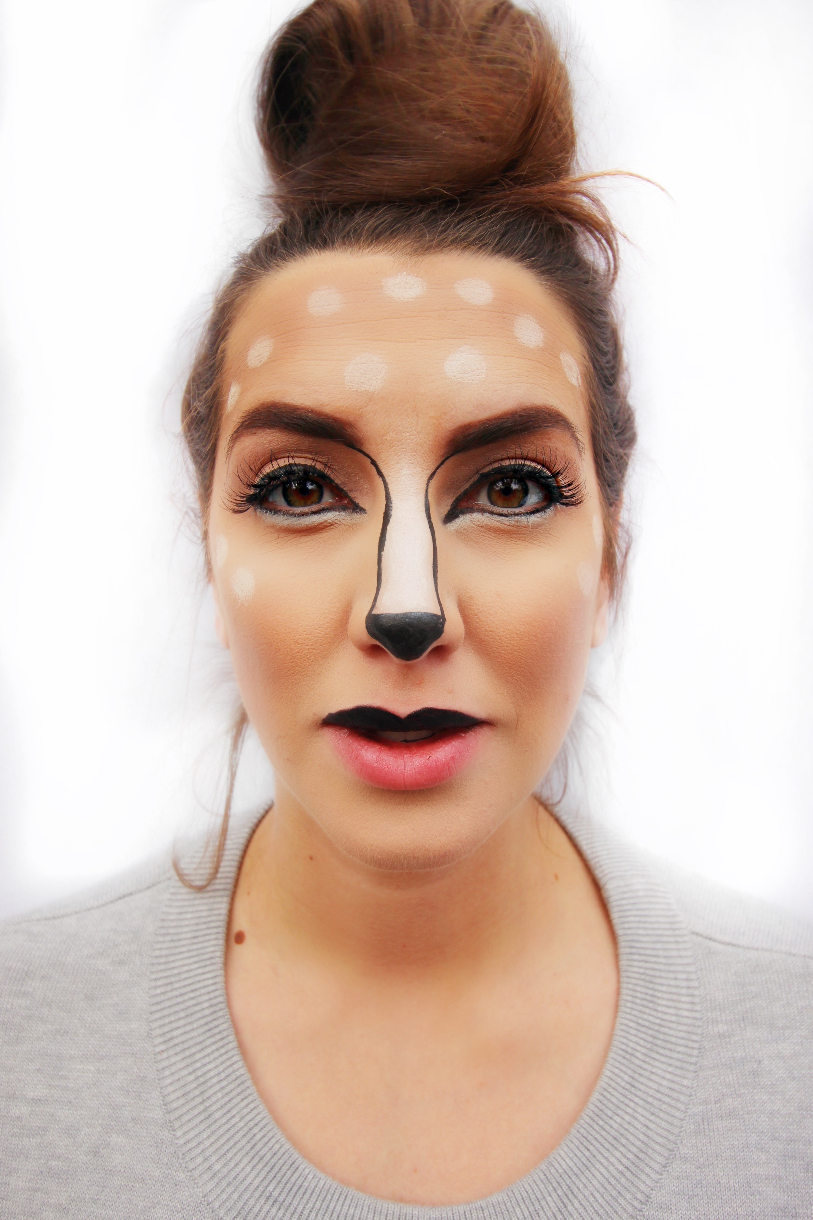 Beauty Easy Step By Step Halloween Makeup Tutorial Maybelline S Deer Snapchat Filter Northern Style Exposure