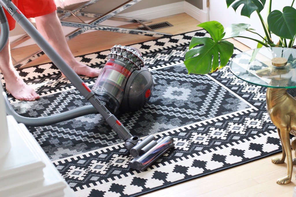 Dyson big ball animal review dad vacuuming vacuum the best home decor canadian blogger dad