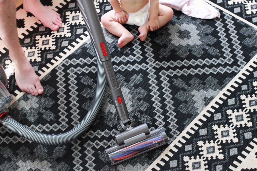 Dyson big ball animal review dad vacuuming vacuum the best home decor canadian blogger dad