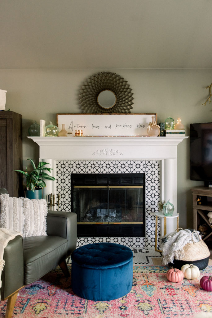 fall mantel ideas 